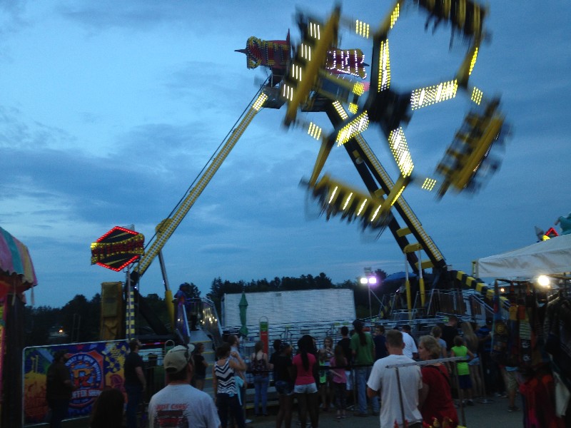 The "Stinger" at the West Virginia State
                Fair