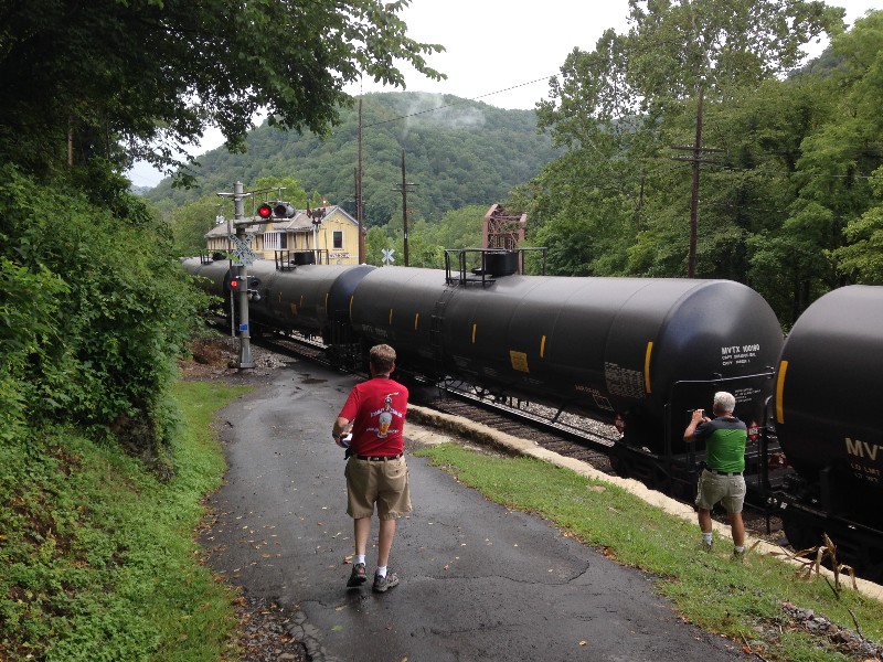 Mike by the CSX railroad in Thurmond