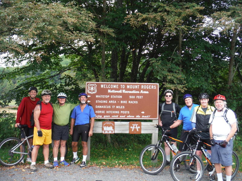 Group photo at
              Whitetop